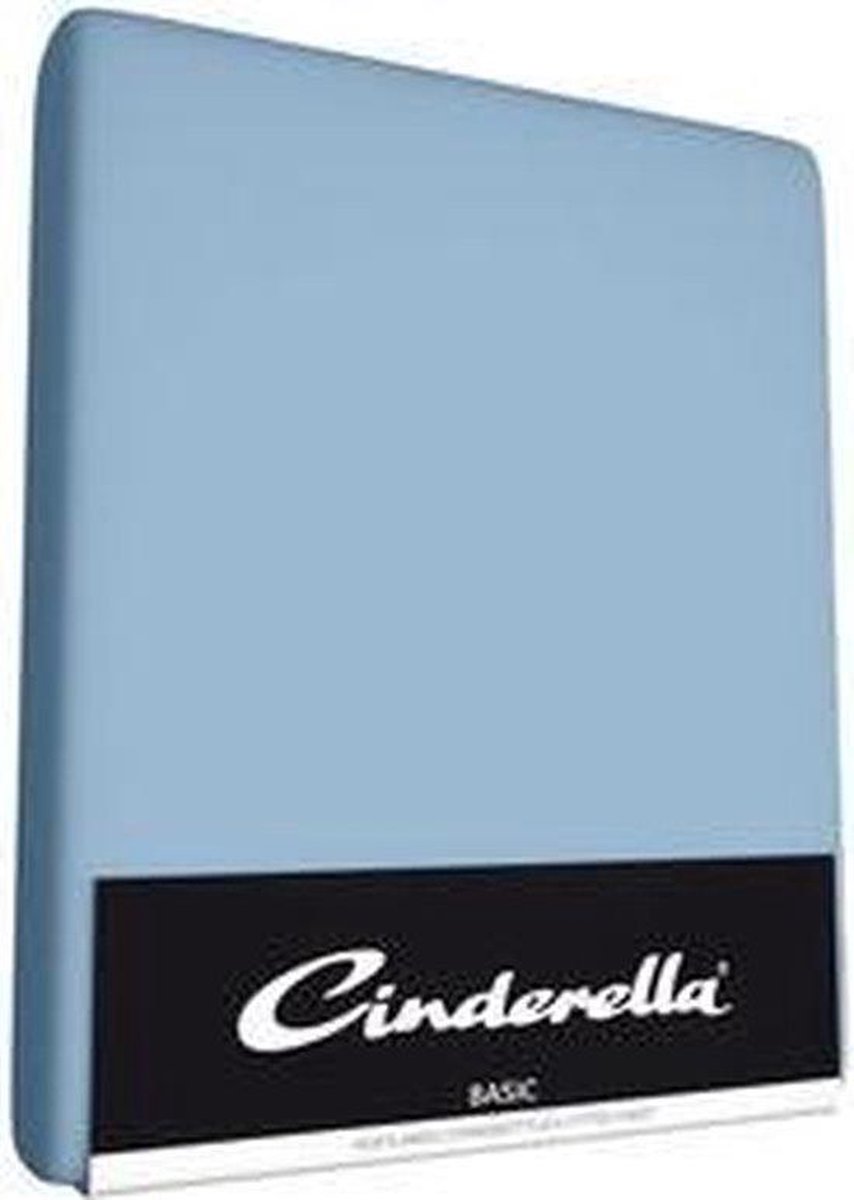 Cinderella Basic Hoeslaken saffier 160x200