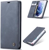 Samsung Galaxy A52 & A52S Casemania Hoesje Shadow Gray - Portemonnee Book Case