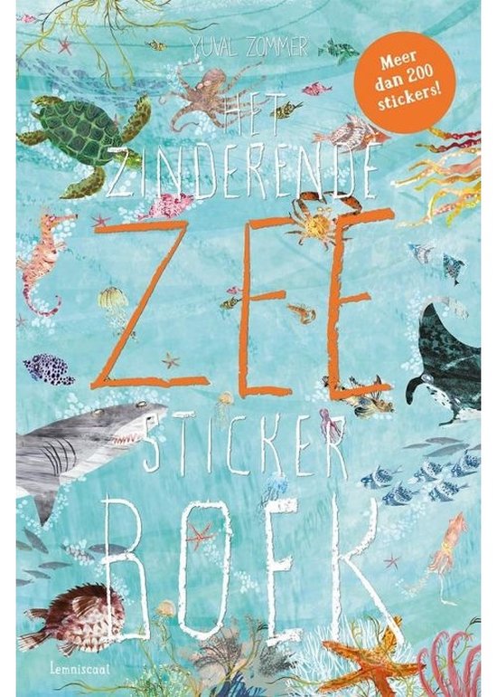 Boek cover Het Zinderende Zee Stickerboek van Yuval Zommer (Paperback)