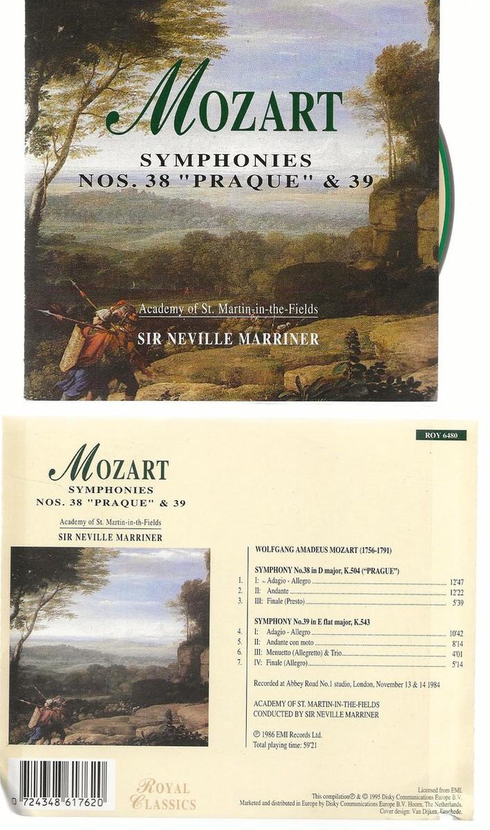 Mozart: Symphony Nos.38 & 39