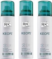 Roc Keops Dry Deo spray 3x 150 ml = 450 ml