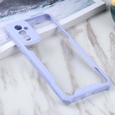 Voor Samsung Galaxy A82 acryl + kleur TPU schokbestendig hoesje (paars)