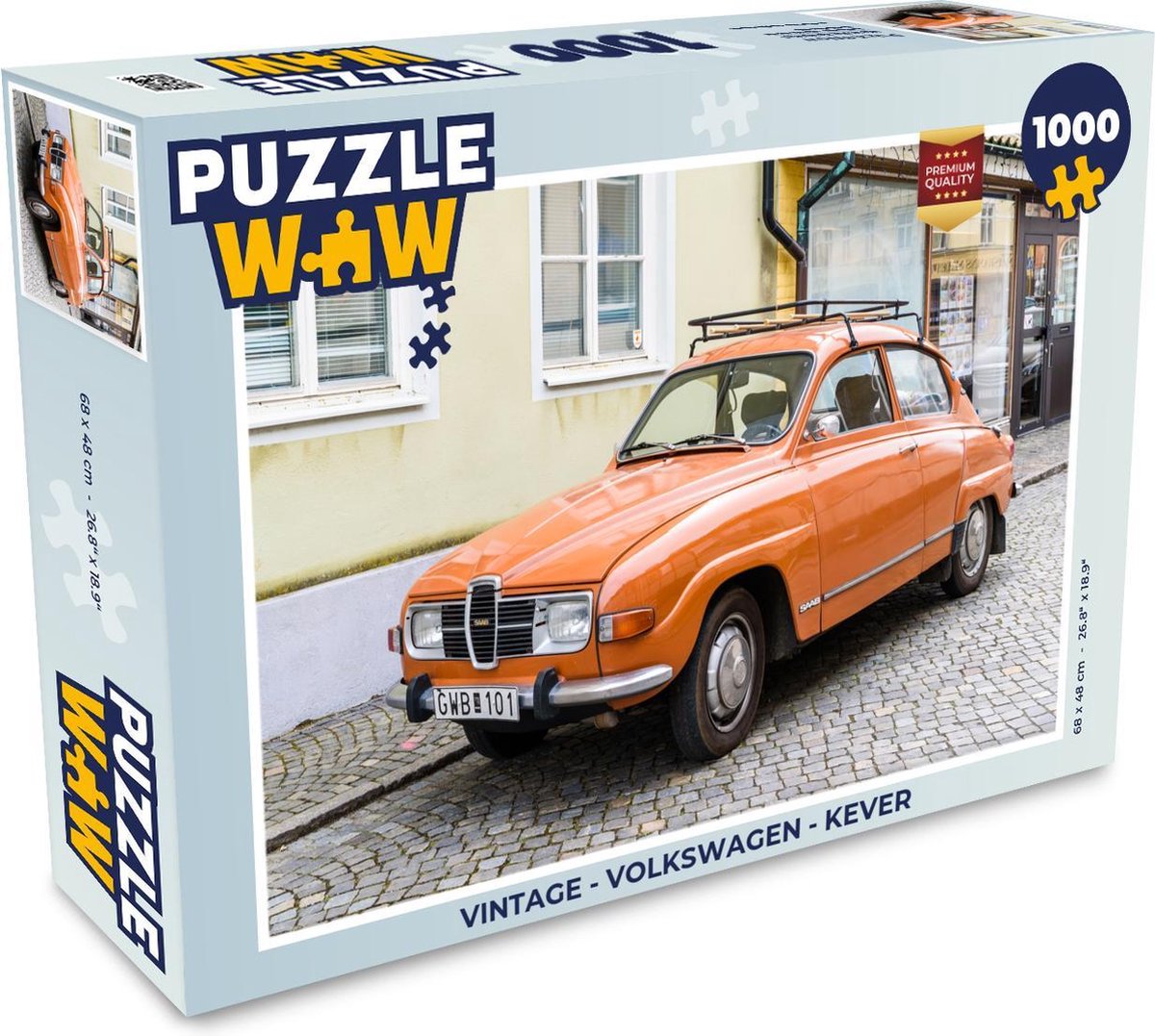 Puzzel Vintage - Volkswagen - Kever - Legpuzzel - Puzzel 1000 stukjes  volwassenen | bol.com