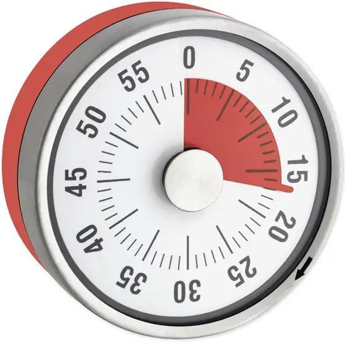 TimeTEX Timer 60 min - met magneet oranje