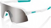 100% S3 - BORA Hans Grohe Team White - HiPER Silver Mirror Lens - WHITE -