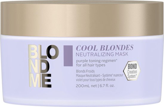 Schwarzkopf Masque Neutralisant Blonds Froids BLONDME 200ml