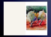 kunstkaart - Three trees - set van 5 stuks - André Kok