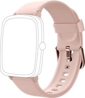 Smartwatch-Trends S205L - Bracelet de montre de remplacement - Bracelet en Siliconen - Blauw et rose