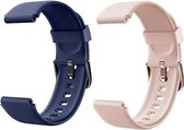 Smartwatch-Trends S205L – Vervanging Horlogeband –  Siliconen bandje - Blauw en Roze