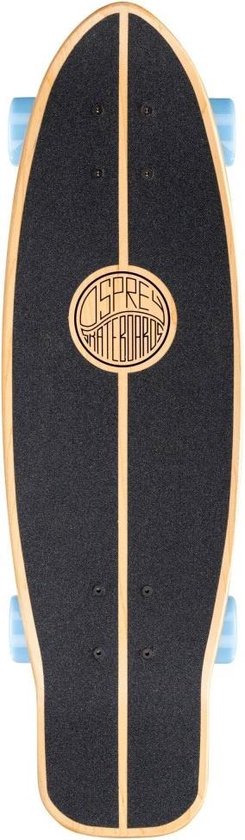 Osprey Skateboard Cruiser In Legno D'Acero Canadese – Tavola Completa 66x20,3 Cm, Ruote 60mm ABEC 9