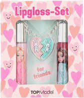 Topmodel Lipgloss-set Meisjes Lichtroze/rood 2 Stuks