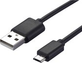 1,5 Meter Micro USB Oplaadkabel Smartphone / Tablet / Snoer / Kabel Samsung / Huawei / Xiaomi / Sony / Oppo / LG / HTC / Playstation - Zwart