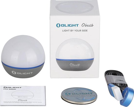 Olight Obulb Prof Oplaadbare Waterdichte Tentlamp Tafellampje Superkrachtige Compacte Lamp Pechlamp van Olight — afbeelding 4
