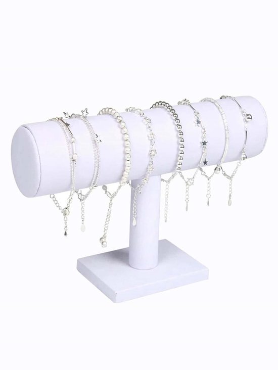 Armbanden display wit lederlook | bol.com