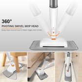 3-in-1 Water Hand Sweeper and Spray Mop Broom Magic Set Quick Wash Floor Cleaning Household Tool Microfiber Flat Lazy With 3 PC Mop Pads