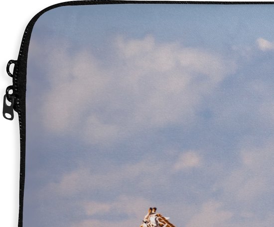 Housse ordinateur 13 pouces 34x24 cm - Kenya - Housse Macbook & Laptop Girafes au Kenya - Housse ordinateur portable avec photo