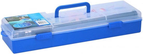 Foto: Hixa viskoffer met accessoires gevuld 46x13x8 cm vishengelset telescopische vishengel