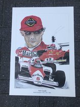 Lithografie - Eric Jan Kremer - Niki Lauda - The World Champion