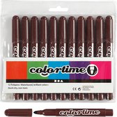 Colortime stift, donkerbruin, lijndikte 5 mm, 12 stuk/ 1 doos