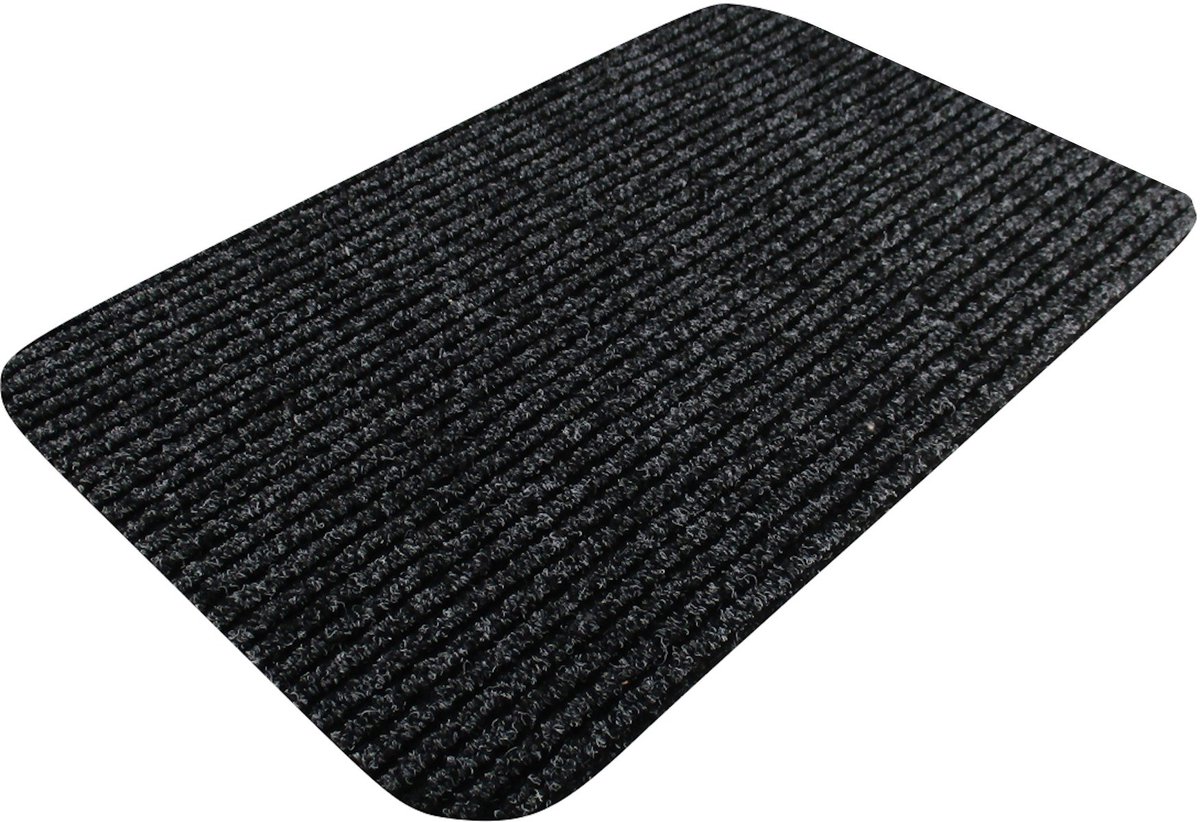 Carpe mathique Deurmat voor buiten en binnen - Antraciet - 40 x 60 cm