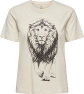 ONLY ONLCATS LIFE REG S/S TOP BOX CS JRS Dames T-shirt - Maat XS