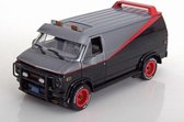 1983 GMC Vandura 'The A Team' (Zilver/Zwart) (20 cm) 1/24 Greenlight Limited Edition - Modelauto - Schaalmodel - Model auto - Miniatuurauto - Miniatuur autos