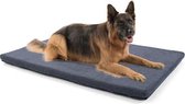 Brunolie Nala hondenmand hondenmat - wasbaar - slipvrij - ademend -  comfortschuim - maat L (120 x 5 x 80 cm)