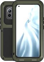 Xiaomi Mi 11 Hoes - Love Mei - Metalen Extreme Protection Case - Groen - GSM Hoes - Telefoonhoes Geschikt Voor: Xiaomi Mi 11