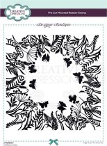 Creative Expressions Cling stamp - Vlinders - 12,7 x 12,7cm - rubber