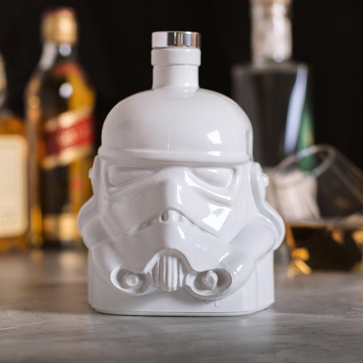 Original London 1975 Stormtrooper helm wit Decanter