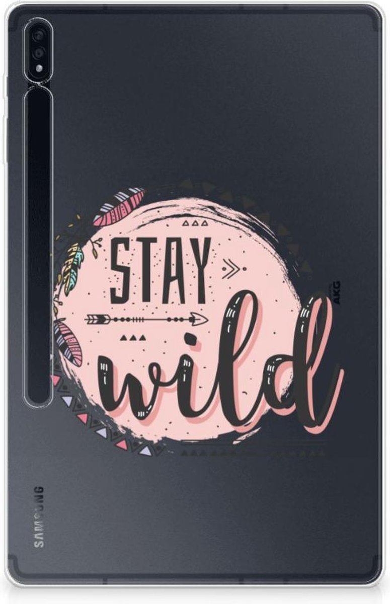 Samsung Galaxy Tab S7 Plus | S8 Plus Tablet Back Cover Boho Stay Wild