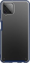 Mobigear Hoesje geschikt voor Samsung Galaxy A22 4G Telefoonhoesje Hardcase | Mobigear Shockproof Backcover | Schokbestendig Galaxy A22 4G Telefoonhoesje | Anti Shock Proof - Donkerblauw