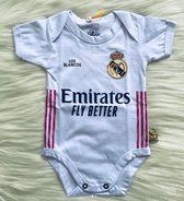 New Limited Gold Edition Real Madrid romper Home jersey 100% cotton | Size L | Maat 86/92