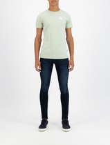 Purewhite -  Heren Slim Fit    T-shirt  - Groen - Maat S