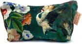 Imbarro Pouch Toilettas Opberger Mr Carson Green Velours 30x20x8 cm