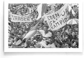 Walljar - Feyenoord kampioen '61 - Zwart wit poster