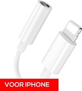 WiseQ - AUX kabel iPhone - Lightning naar Jack kabel voor iPhone en Apple toestellen – AUX – Wit