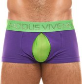Modus Vivendi - Secret Pleat Boxer Paars - Maat M - Heren Boxer - Mannen Ondergoed