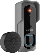 LECTEC Slimme Draadloze Wifi Deurbel met Camera - Smart Intercom -  incl. 32g SD-kaart - Besturing via app -  Werkt met Google Home & Alexa