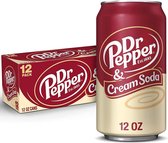 Dr Pepper - Cream Soda - 12-Pack - 12x355ml