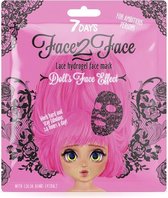 Face2Face lace hydrogel gezichtsmasker om de huid te voeden en te verbeteren 28g