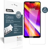 dipos I 2x Pantserfolie helder compatibel met LG G7 ThinQ Beschermfolie 9H screen-protector