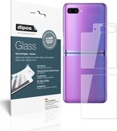 dipos I 2x Pantserfolie helder compatibel met Samsung Galaxy Z Flip Rückseite Beschermfolie 9H screen-protector