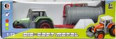 tractor met gierton 15 cm groen