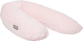 Snoozzz Voedingskussen Zwangerschapskussen Zijslaapkussen - met afneembare zachte hoes - 185cm - Baby roze