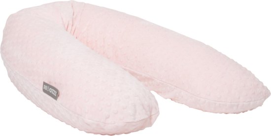 Product: Snoozzz Voedingskussen Zwangerschapskussen Zijslaapkussen - met afneembare zachte hoes  - 185cm - Baby roze, van het merk Snoozzz