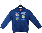 Paw Patrol Nickelodeon Hoodie met rits - Sweater met capuchon. Maat 128/134 cm - 8/9 jaar