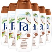 Fa Coco Bad & Douchegel 6x 500ml - Voordeelverpakking