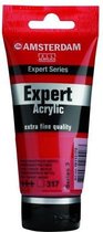 Amsterdam Acrylverf Expert 317 Transparantrood middel 75 ml