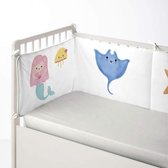 Wiegbeschermer Cool Kids Mermaid (60 x 60 x 60 + 40 cm)